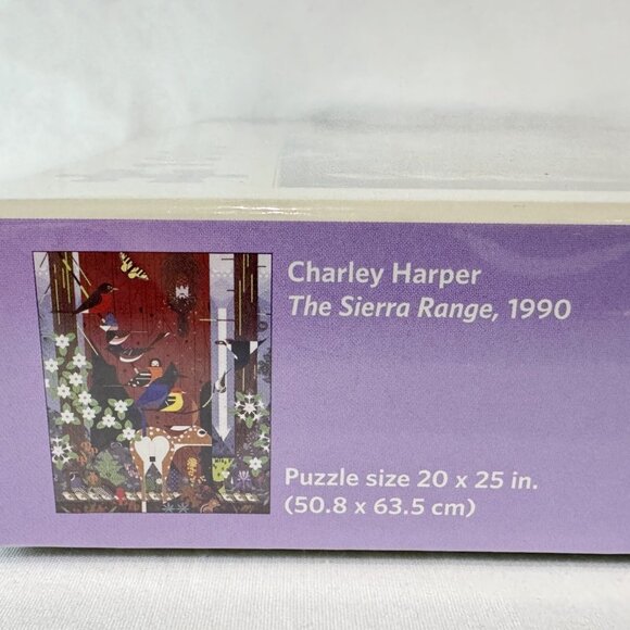 NEW Charley Harper Jigsaw Puzzle 1000 Piece The Sierra Range Pomegranate Sealed - Picture 4 of 8